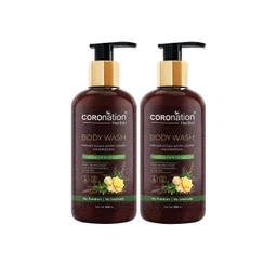 COROnation Herbal Set of 2 Tea Tree Oil & Ginger Oil Body Wash 300 ml Each-picture-30