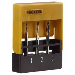 coros PROXXON 3 Pcs Tungsten Milling Cutters Ø 1, 2, 3 mm for Industrial Purpose, 27116-picture-41