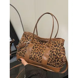 CORSICA Animal Printed Suede Handheld Bag-picture-15