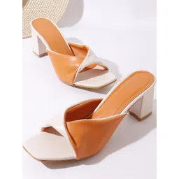 CORSICA Colourblocked Open Toe Block Heels-picture-13