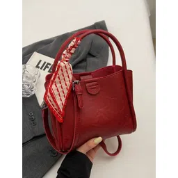 corsica DressBerry Textured PU Structured Handheld Bag-picture-13