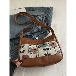 corsica DressBerry Textured Structured Handheld Bag with Fringed-picture-10