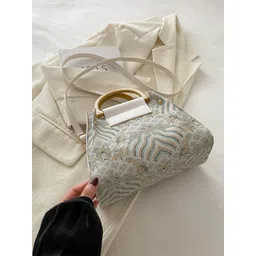 corsica DressBerry Women Floral Textured Quilted Bucket Handheld Handbags-picture-13