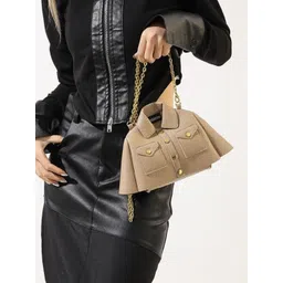 corsica DressBerry Women Textured Structured Shoulder Bag-picture-22