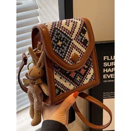 corsica DressBerry Women Textured Structured Sling Bag-picture-27