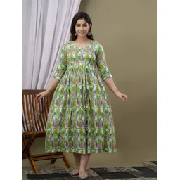 CORSICA Floral Print Maternity Maxi Dress-picture-40