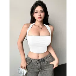 CORSICA Halter Neck Crop Top-picture-37