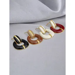 CORSICA Oval Shaped Drop Earrings-picture-37