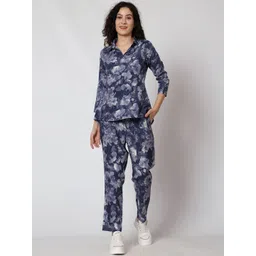 CORSICA Printed Collar Neck Top With Trouser Co-Ords-picture-24