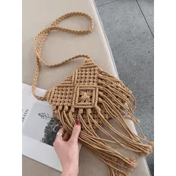 CORSICA PU Bucket Sling Bag with Tasselled-picture-22