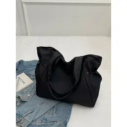 CORSICA PU Women Black Solid Tote Bag-picture-34