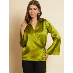 CORSICA Satin Wrap Top-picture-18