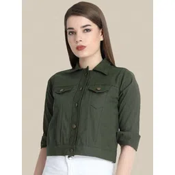 CORSICA Spread Collar Lightweight Denim Jacket-picture-19