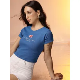 CORSICA Typography Printed Slim Fit T-shirt-picture-25