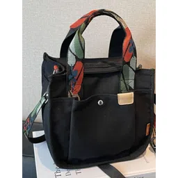 CORSICA Women Black Ethnic Motifs Polyster Printed Regular Casual Shoulder Bag-picture-11