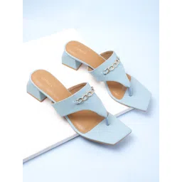 CORSICA Women Block Heels With Chain Detail-picture-36