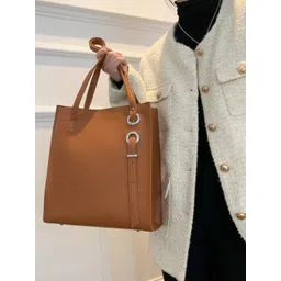 CORSICA Women Brown Solid Polyester Swagger Regular Casual Shoulder Bag-picture-19