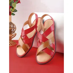 CORSICA Women Colourblocked Open Toe Flats-picture-28