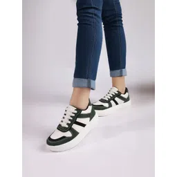CORSICA Women Colourblocked PU Sneakers-picture-26