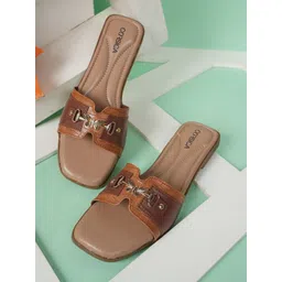 CORSICA Women Colourblocked Slip-On Open Toe Flats-picture-21