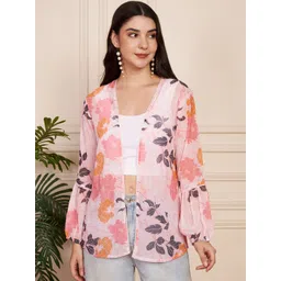 CORSICA Women Floral Lightweight Open Front Jacket-picture-19