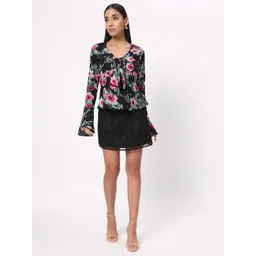 CORSICA Women Floral Printed Crepe Top-picture-27