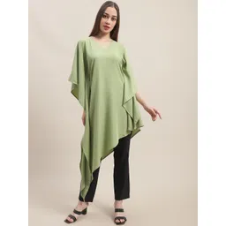 CORSICA Women Kimono Sleeve Crepe Kaftan Midi Dress-picture-41