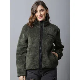 CORSICA Women Lightweight High Neck Faux Fur Tailored Jacket-picture-23