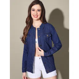 CORSICA Women Lightweight Longline Denim Jacket with Patchwork-picture-32