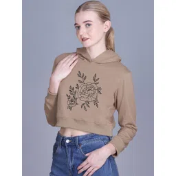 CORSICA Women Polyester Printed Hooded Pullover Sweatshirt-picture-26