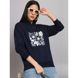 CORSICA Women Polyester Printed Hooded Pullover Sweatshirt-picture-18