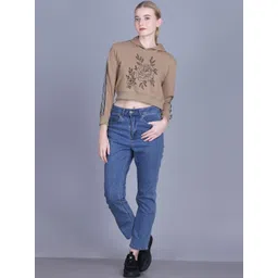 CORSICA Women Polyester Printed Hooded Pullover Sweatshirt-picture-27