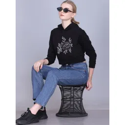 CORSICA Women Polyester Printed Hooded Pullover Sweatshirt-picture-28