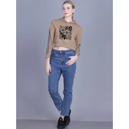 CORSICA Women Polyester Printed Hooded Pullover Sweatshirt-picture-31