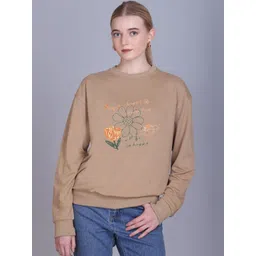 CORSICA Women Polyester Printed Hooded Pullover Sweatshirt-picture-33