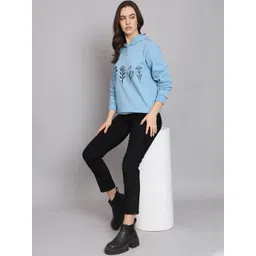 CORSICA Women Polyester Printed Hooded Pullover Sweatshirt-picture-11