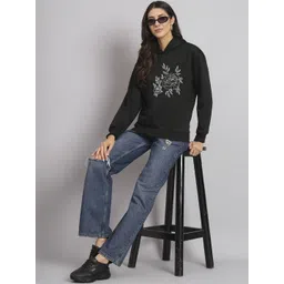 CORSICA Women Polyester Printed Hooded Pullover Sweatshirt-picture-15