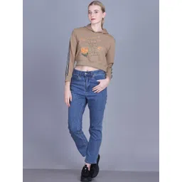 CORSICA Women Polyester Printed Hooded Pullover Sweatshirt-picture-37