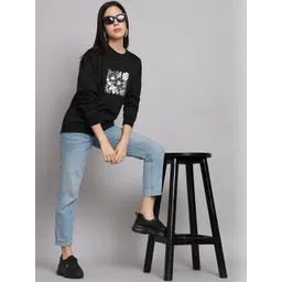 CORSICA Women Polyester Printed Pullover Sweatshirt-picture-41