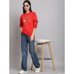 CORSICA Women Polyester Printed Pullover Sweatshirt-picture-22