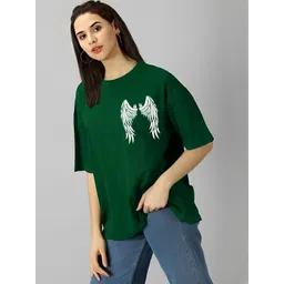 CORSICA Women Printed Drop-Shoulder Oversized T-shirt (Pack of 2)-picture-38