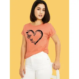 CORSICA Women Printed Roll-Up Sleeves T-shirt-picture-20