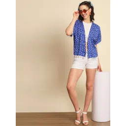 CORSICA Women Printed Tasselled Shrug-picture-17