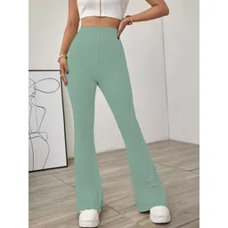 CORSICA Women Relaxed High-Rise Wrinkle Free Trousers-picture-24