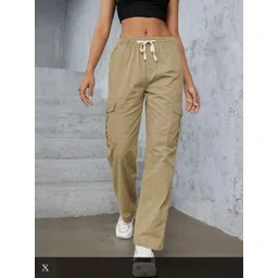 CORSICA Women Relaxed Straight Leg Straight Fit Cargos Trousers-picture-38