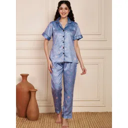 Corsica Women Satin Night Suit-picture-19