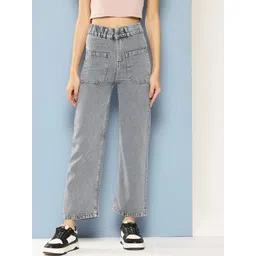 CORSICA Women Slash Knee Heavy Fade Jeans-picture-29