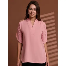 CORSICA Women Solid Rust Top-picture-32