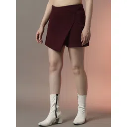 CORSICA Women Straight Cross Over Mini Skorts-picture-24