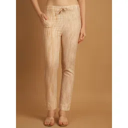 CORSICA Women Striped Tailored Regular Fit Trousers-picture-40
